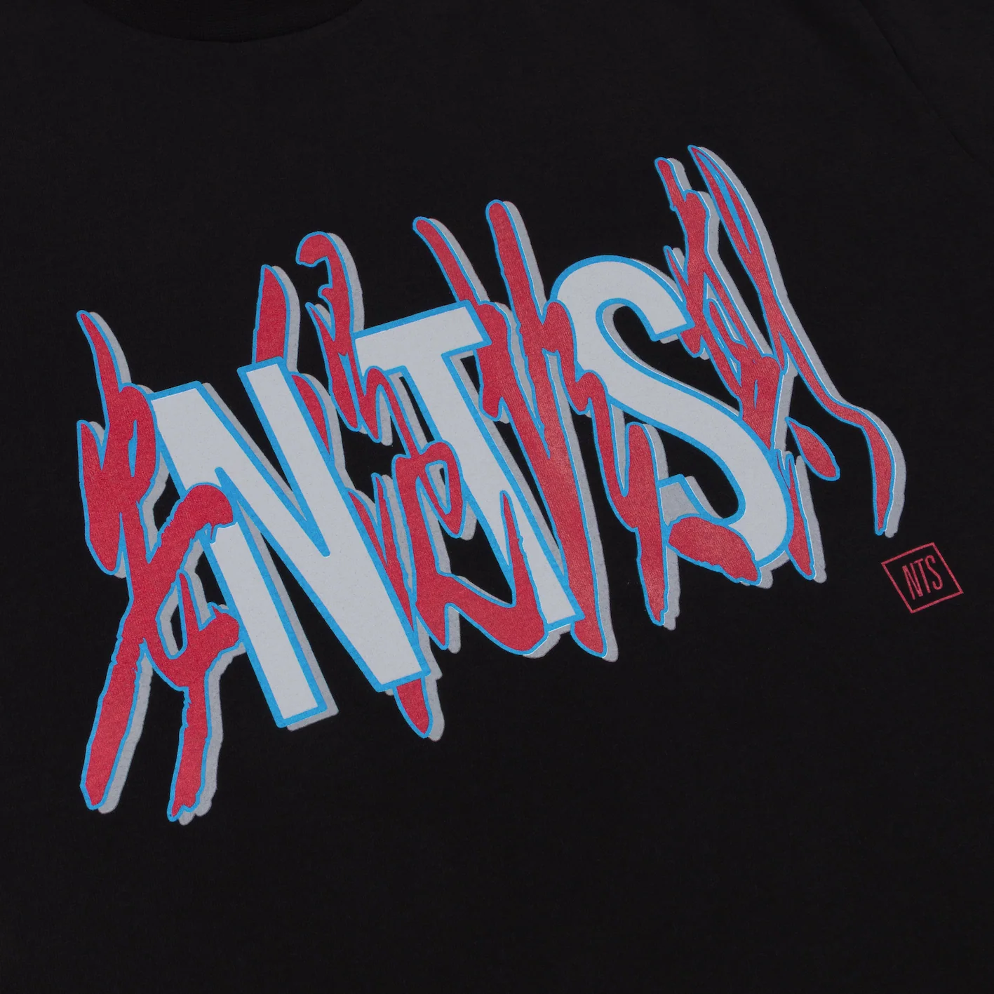 Neon NTS Tee - Black - Image 3